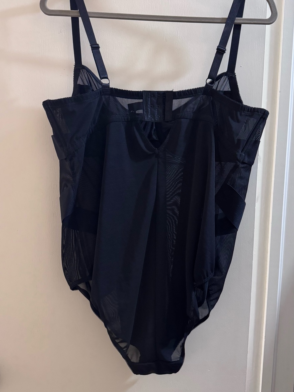 Torrid Curve Size 1 NWOT Black Sheer Panel Underwire Bodysuit - Picture 6 of 7